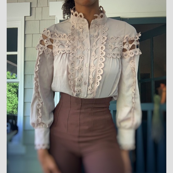 Alice Blue Tops - Pink blouse